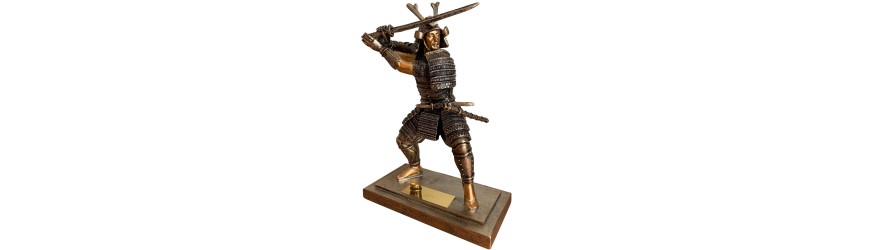 **STAR BUY** EXCLUSIVE BRONZE WARRIOR SAMURAI RESIN AWARDS - 6'' & 10" **STAR BUY** EXCLUSIVE BRONZE WARRIOR SAMURAI RESIN AWARDS - 6'' & 10"